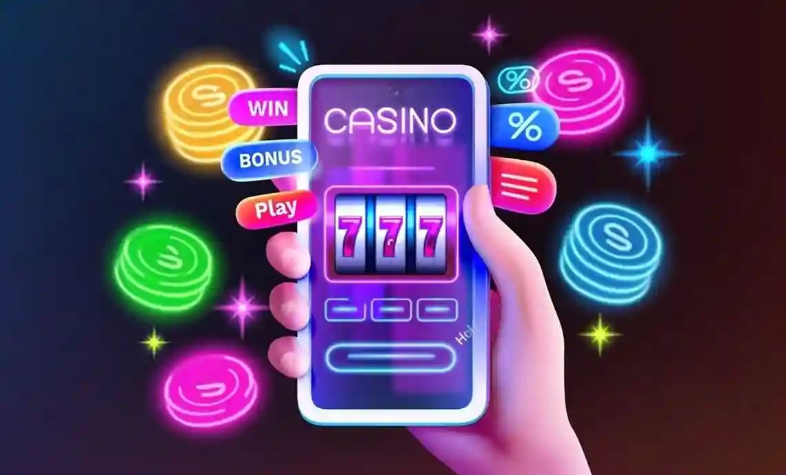 Fitur bonus dan putaran gratis dalam permainan slot mega 138 yang ditampilkan di layar ponsel